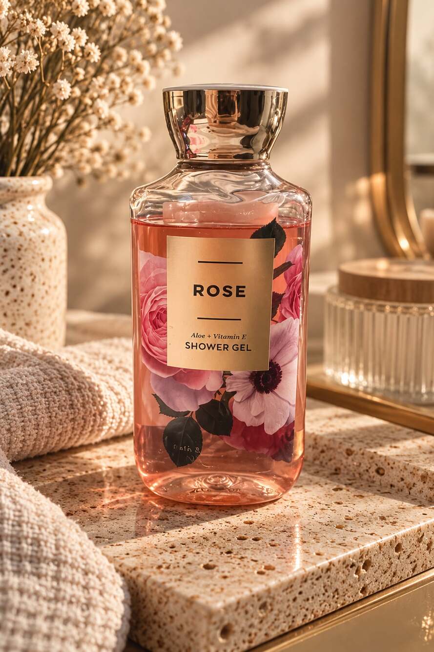 Bath & Body Works Rose Shower Gel 10 Fl Oz